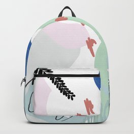 Undercover Backpack | Surfacepattern, Minimalism, Lines, Abstract, Minimal, Pattern, Njordurdesign, Contemporary, Collage, Shapes 