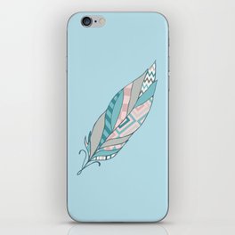 Feather with Patterns iPhone Skin