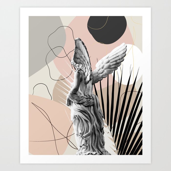 Marble Angel Finesse #1 #abstract #wall #art #society6 Art Print