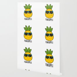 Cute Pineapple Wallpaper For Any Decor Style Society6