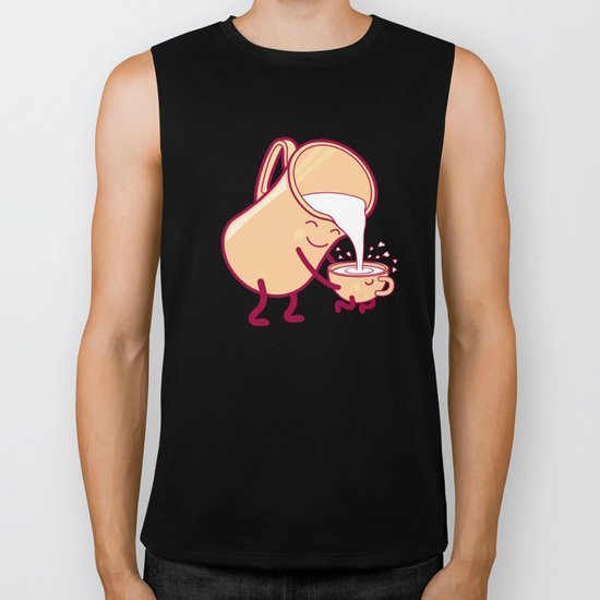 milk Biker Tank