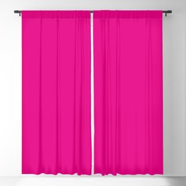 Fuchsia Pink Solid Color Blackout Curtain