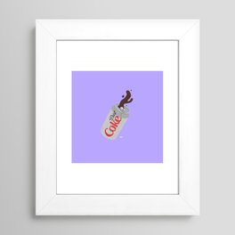 Diet Coke Framed Art Print