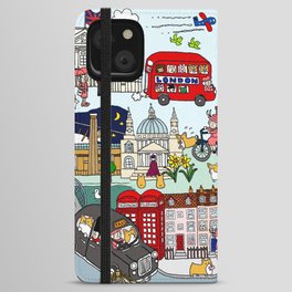 The Queen's London Day Out iPhone Wallet Case