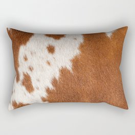 Cowhide, Cow Skin Pattern, Farmhouse Decor Rectangular Pillow