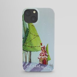 gingerbread forest iPhone Case