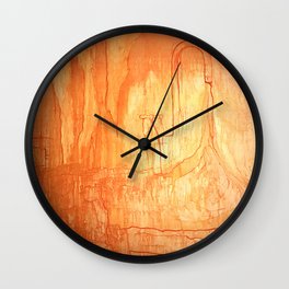 Spigot Wall Clock | Nature, Landscape, Abstract, Painting 