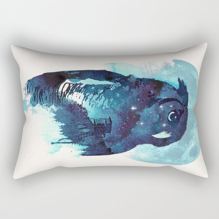 Midnight Owl Rectangular Pillow