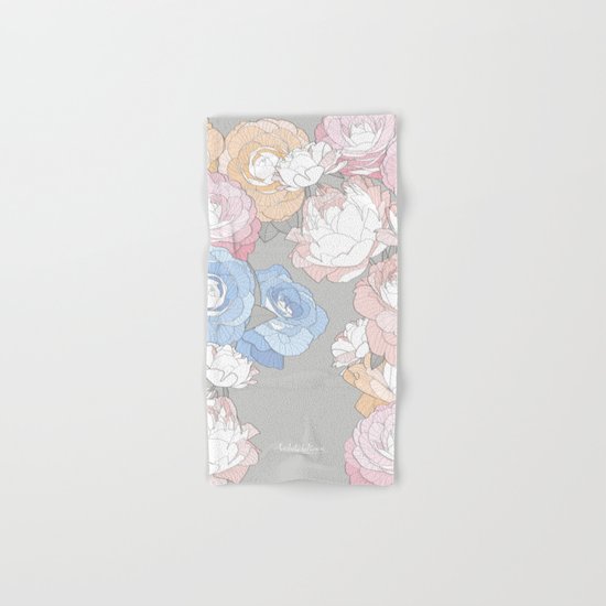 PEONIES Hand & Bath Towel
