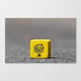 A smile doesn't cost a person anything . Canvas Print