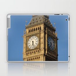 Great Britain Photography - Big Ben Under The Blue Clear Sky Laptop Skin