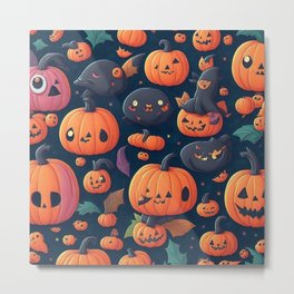 Discover a realm of spooky delights at our Halloween Festival. Metal Print