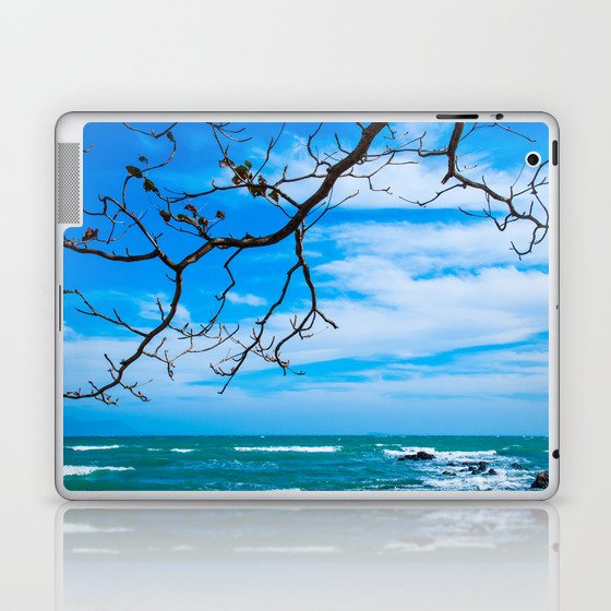 With the blue water, white sandy, Phu Quoc island in Vietnam was rated as beautiful Boracay, Philippines and Phi Phi, Thailand.  Laptop & iPad Skin