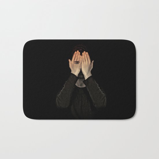 Eyes did not see, mind did not look Bath Mat