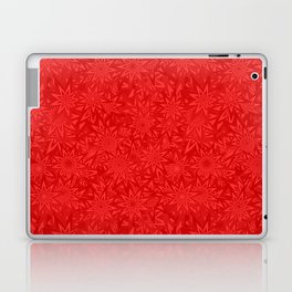 Red Plain Pattern Design Laptop Skin