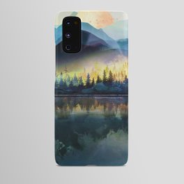 Mountain Lake Under Sunrise Android Case