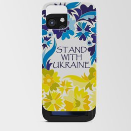 Stand with Ukraine iPhone Card Case