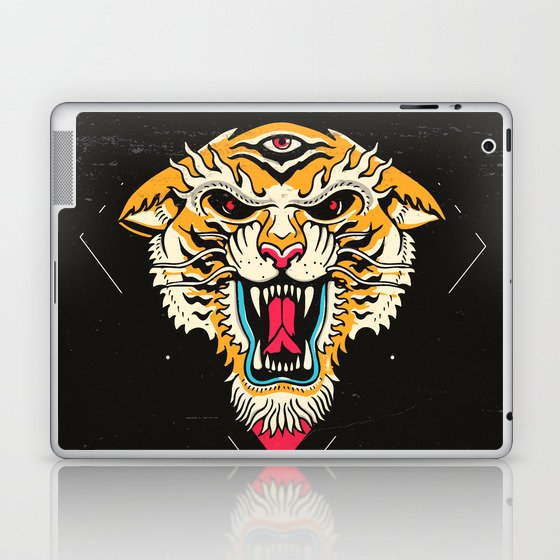 Tiger 3 Eyes Laptop & iPad Skin