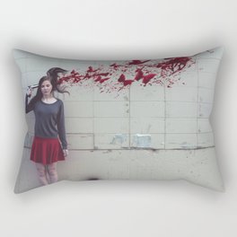 Bullet With Butterfly Wings Rectangular Pillow