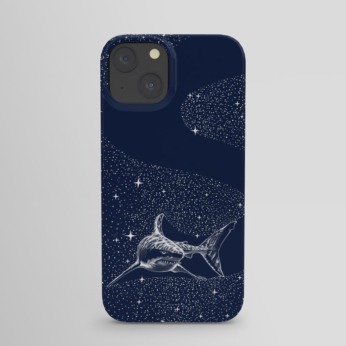 Starry Shark iPhone Case