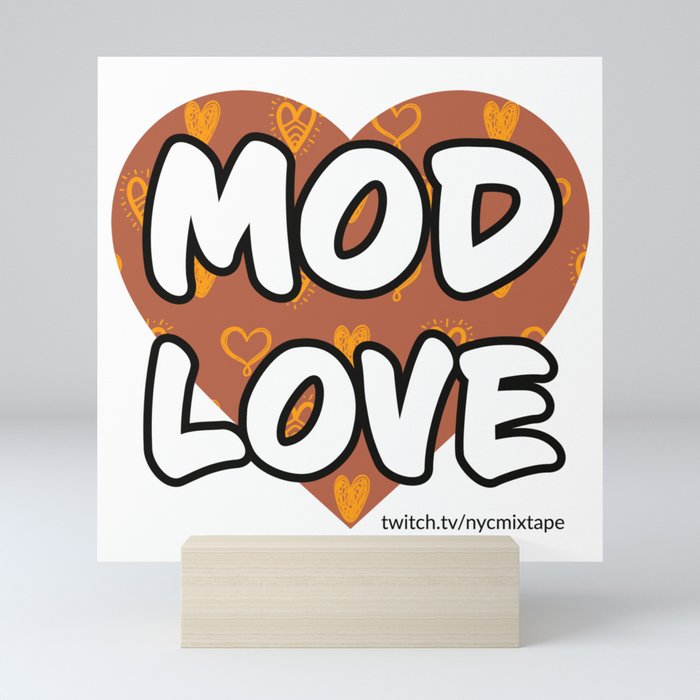 Mod Love Mini Art Print