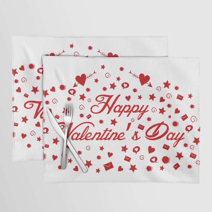 Happy Valentine's Day  Placemat