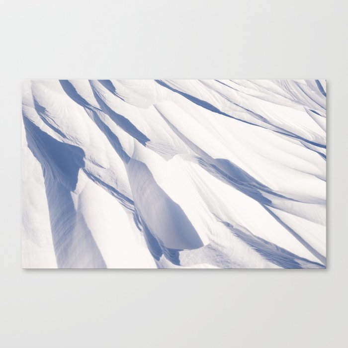 Snow abstract textures Canvas Print