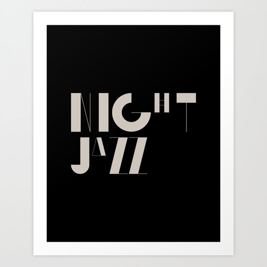 Night Jazz Art Print