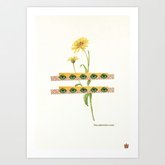 The Flower Art Print