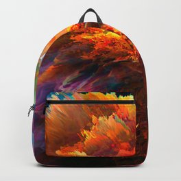 Mákis Backpack | Illustration, Oil, Abstract, Graphicdesign, Popart, Other, Mixed Media, Space, Digital 