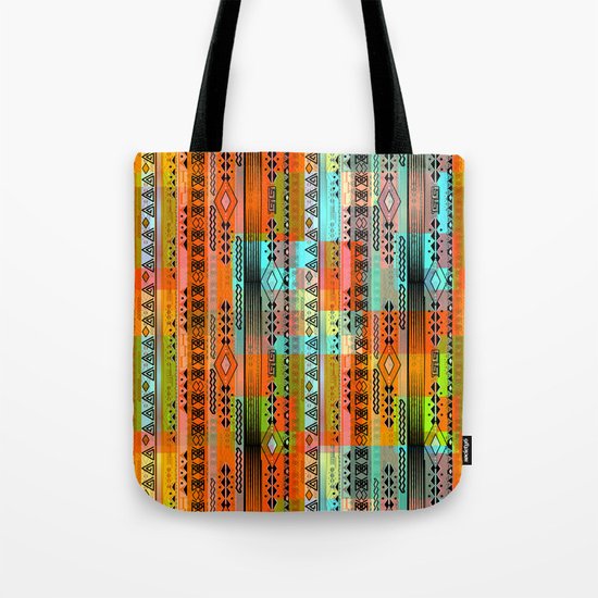 Abstraction. The rainbow pattern. 1 Tote Bag