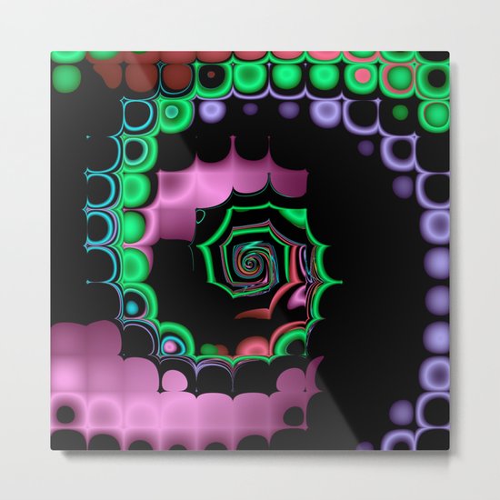 TGS Fractal Abstract Metal Print