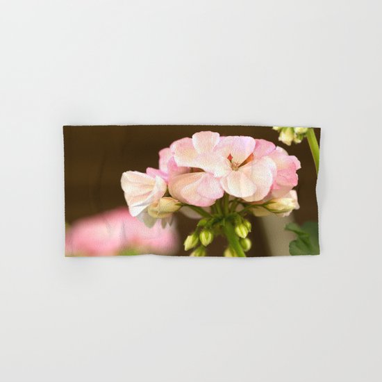 Soft Pink Petals Hand & Bath Towel