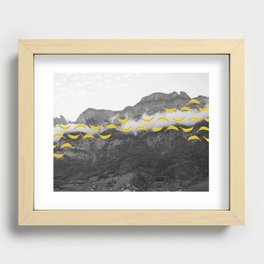 Banana Mountains Recessed Framed Print