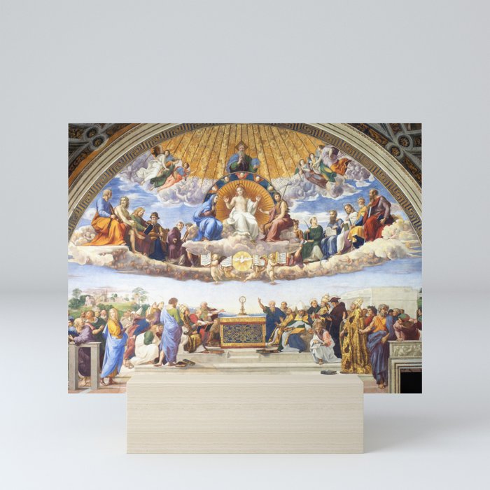 Raphael's Disputation of the Holy Sacrament Mini Art Print
