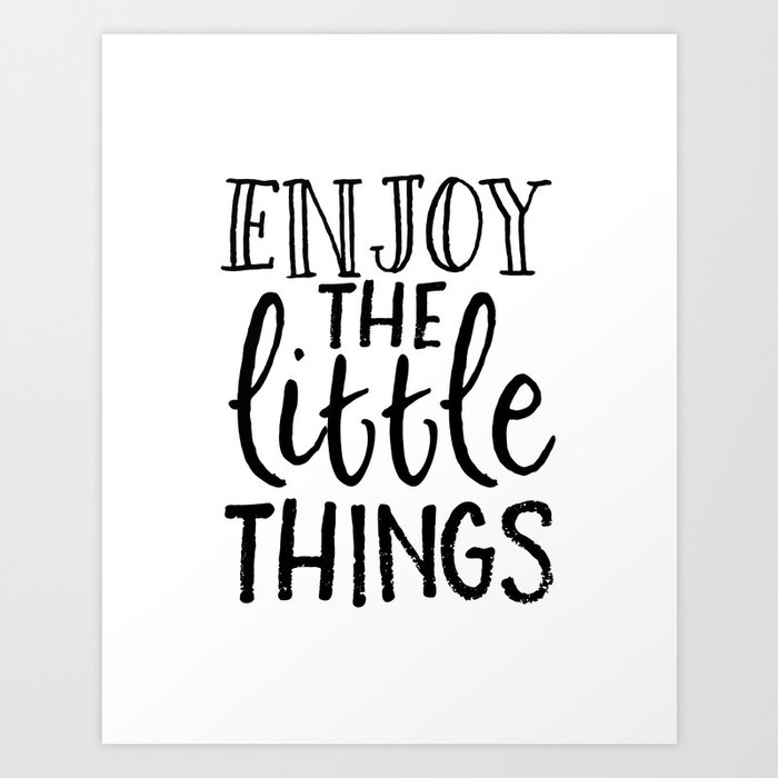 Family Wall Decor Enjoy The Little Things Inspirational Quote