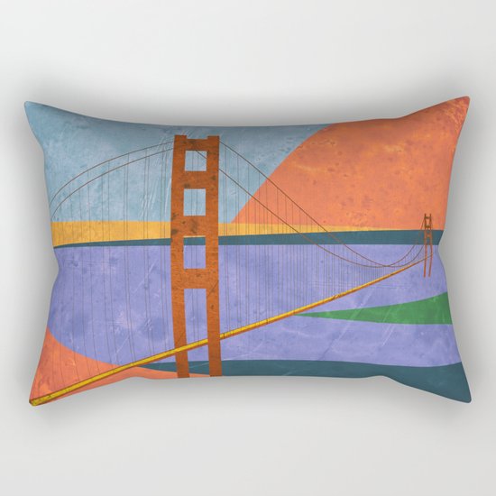 Golden Gate Bridge II Rectangular Pillow
