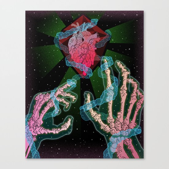 Cosmic Necromancer Canvas Print