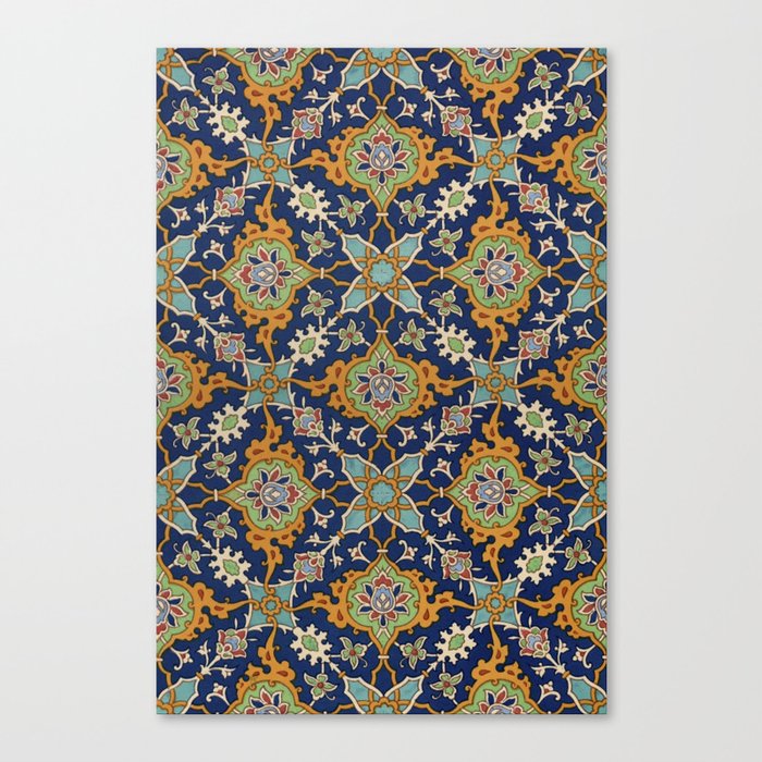 La Decoration Arabe, plate no. 34 Canvas Print