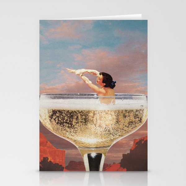 CHAMPAGNE DREAMS by Beth Hoeckel Stationery Cards