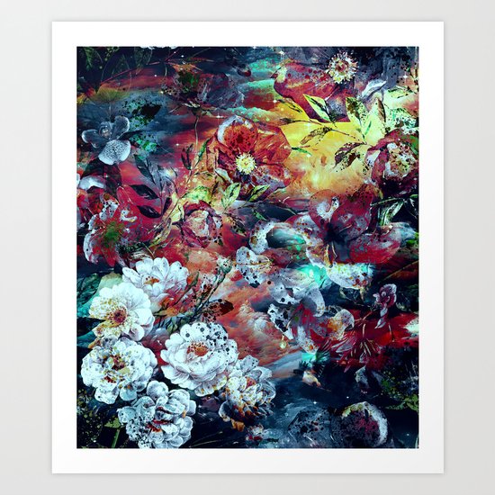 RPE SEAMLESS FLORAL VII Art Print