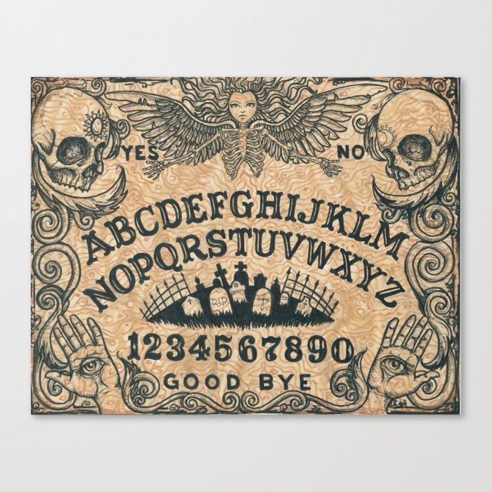 Ouija Board Canvas Print