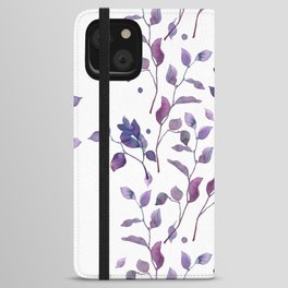 Violet Rosestems iPhone Wallet Case