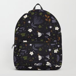 Vesper Garden Backpack | Illustration, Rifle, Digital, Acrylic, Spring, Summer, Gouache, Pattern, Garden, Repeatingpattern 