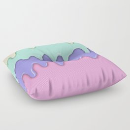 Pastel Ice Cream Melt Floor Pillow