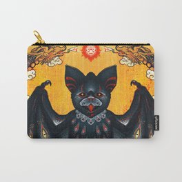 Black Bat Carry-All Pouch | Illustration, Nature, Animal, Curated 