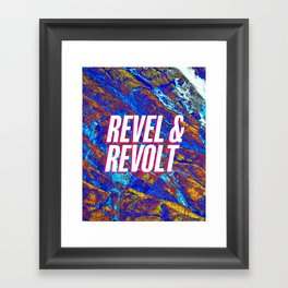 Revel & Revolt Framed Art Print