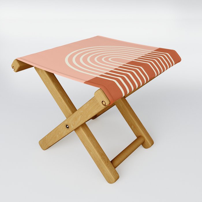 Terracota Pastel Folding Stool