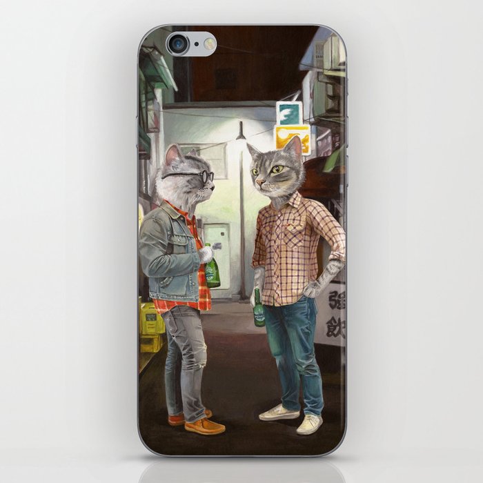 A Cats Night Out iPhone Skin