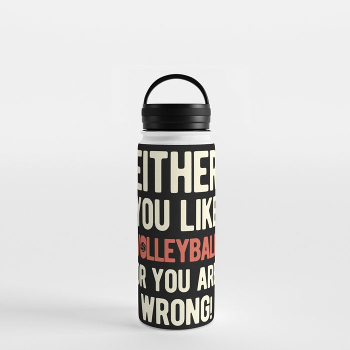 Funny Volleyball Water Bottle